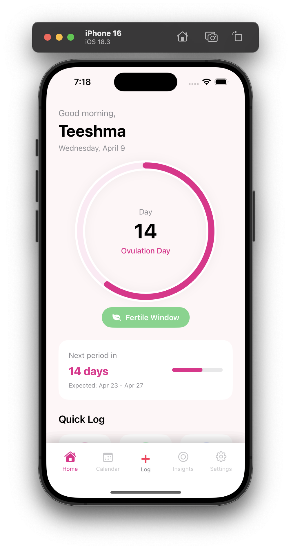 Home Dashboard